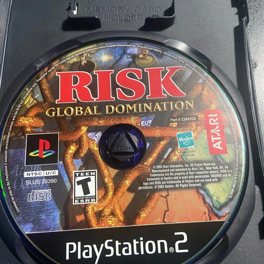 Risk Global Domination For The Sony Play Station 2 Tested Atari (B1)